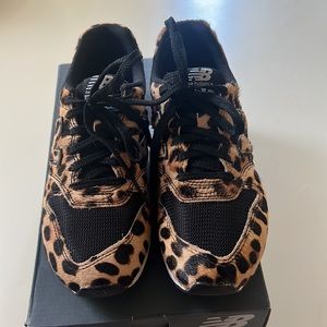 New Balance® X J.Crew 996 sneakers in leopard calf hair